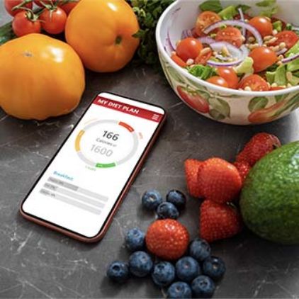 Smartphone Healthy Food