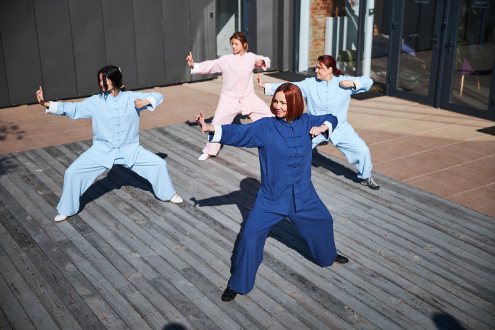 Smiling Women Captured At Their Tai Chi Training 2021 09 04 14 33 33 Utc